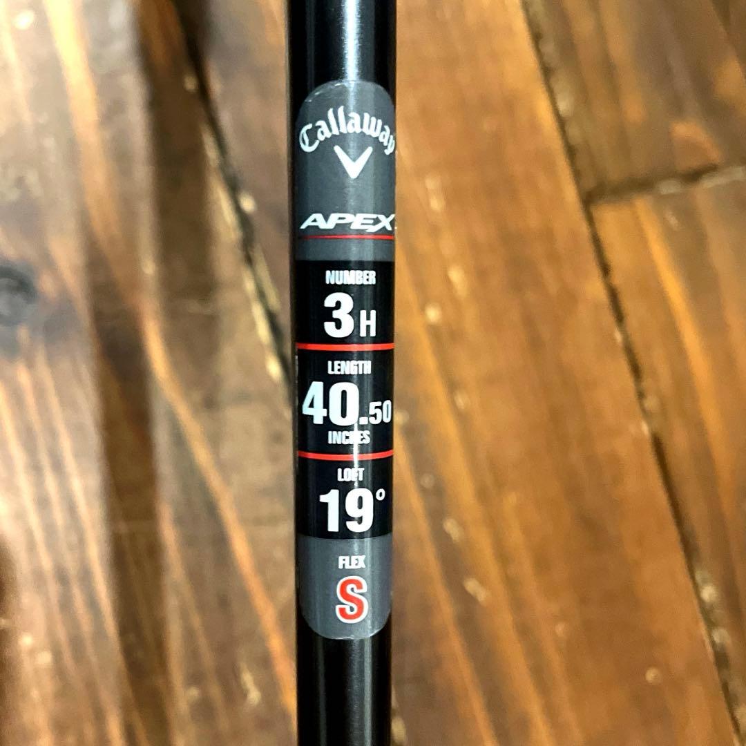 ゴ*1様 Callaway APEXユーティリティ2021 3U 19°Diam