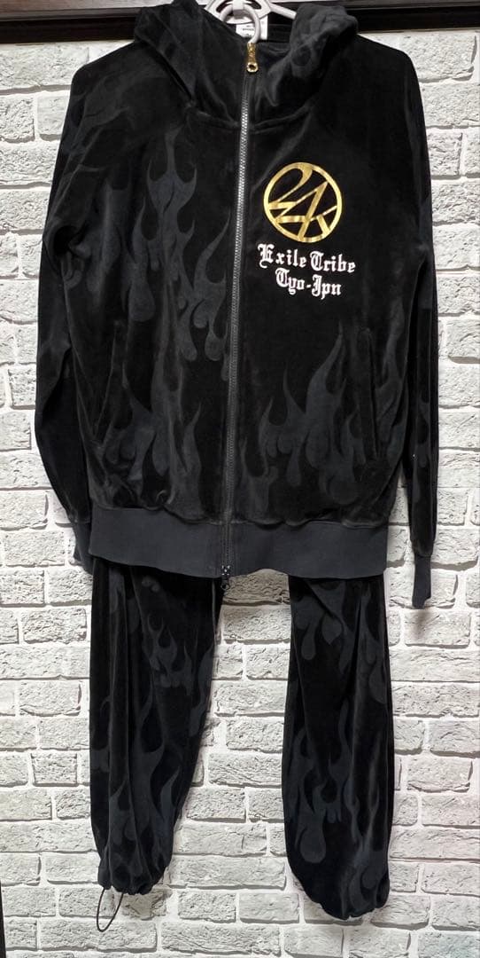 最終新年SALE 24karatsベロアセットアップ希少品