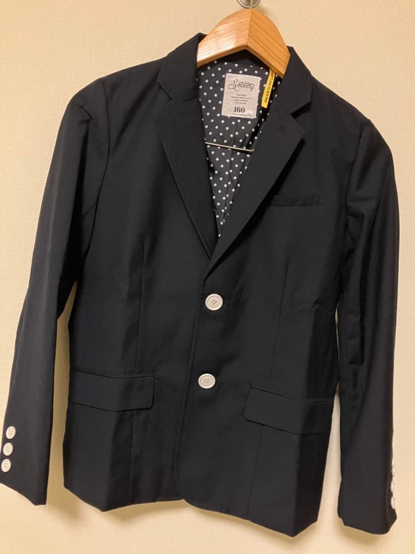 SMOOTHY スムージー セレモニー スーツ 160 ネイビー 卒業式　男の子