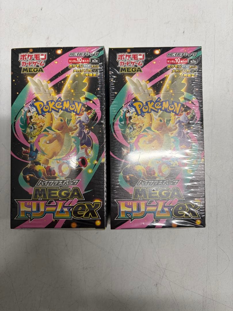 ポケモンカードMEGAドリームEX シュリンク付き　box２個