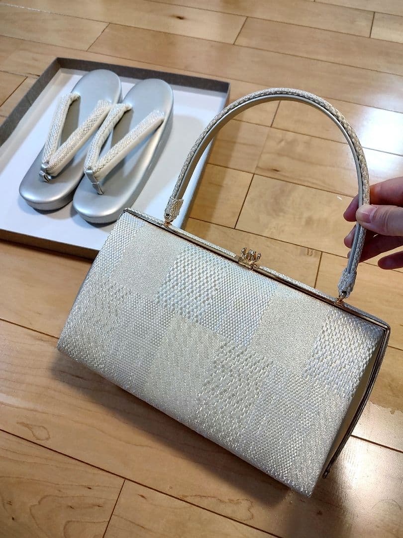 礼装　紗織　和装バッグ草履セット　七五三　入学式　結婚式　和装バッグと草履セット