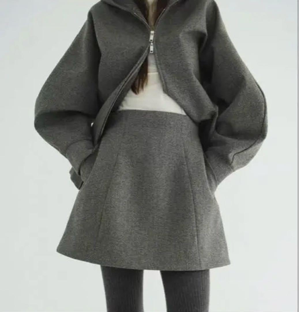 スカート CLANE CONSTRUCTIVE MINI SKIRT