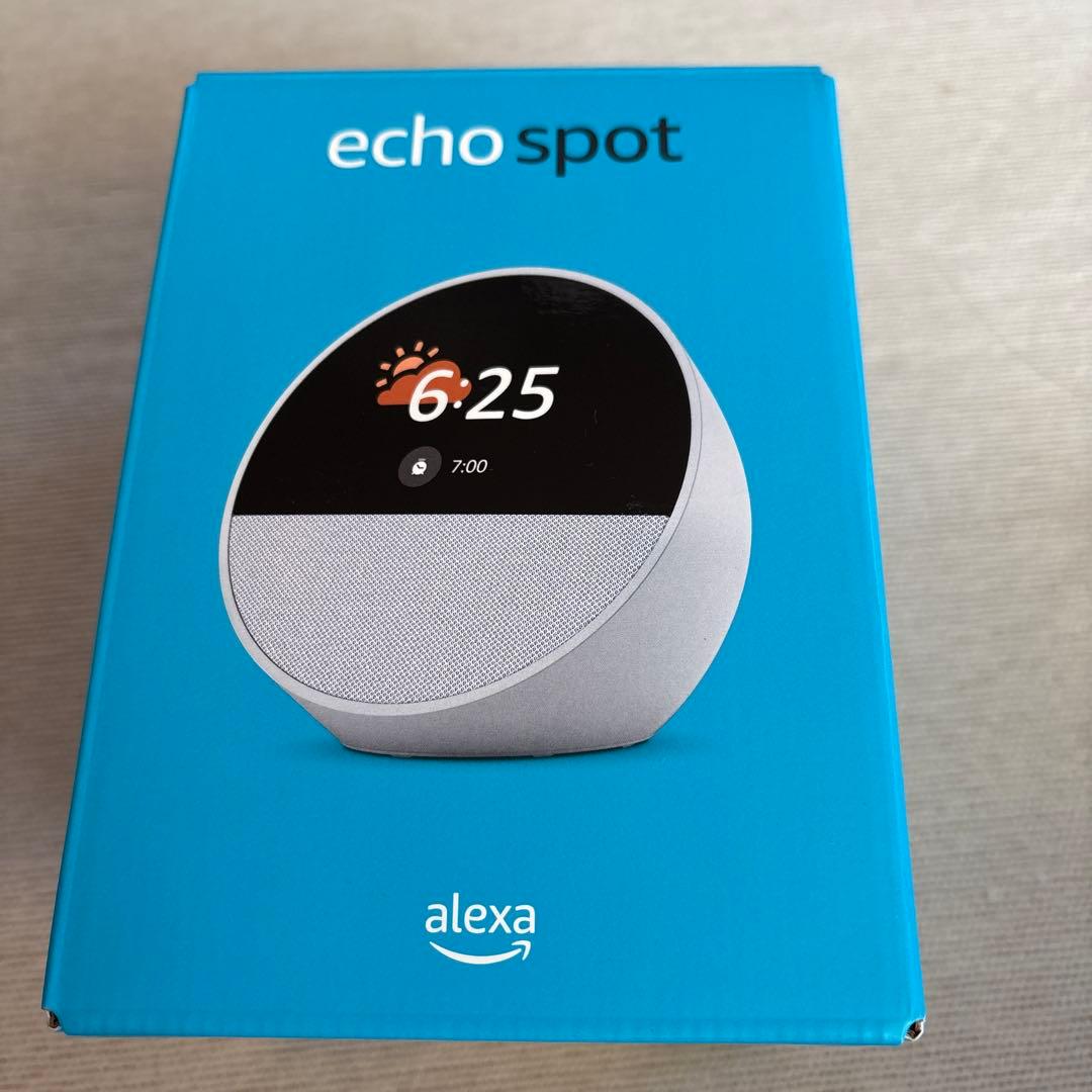 【新品未開封】Echo Spot 2024 ホワイト