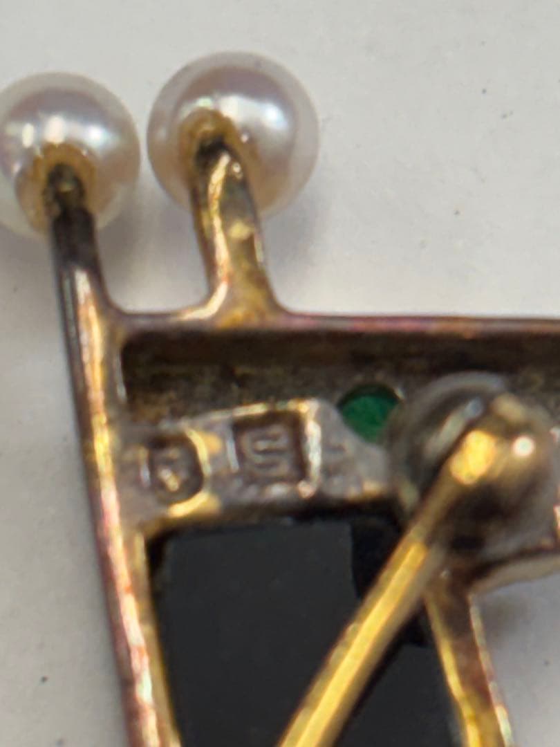 あ*ら様 田崎真珠　ヴァンテージ　キリンデザイン ブローチ