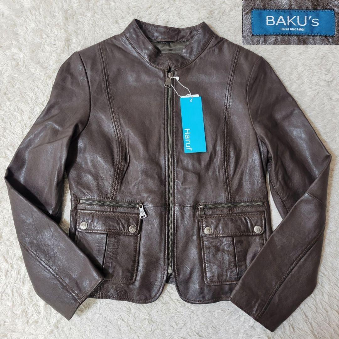 新品タグ付✨　ハルフ　ライダースジャケット　シングル　レザー　大きいサイズ　XL