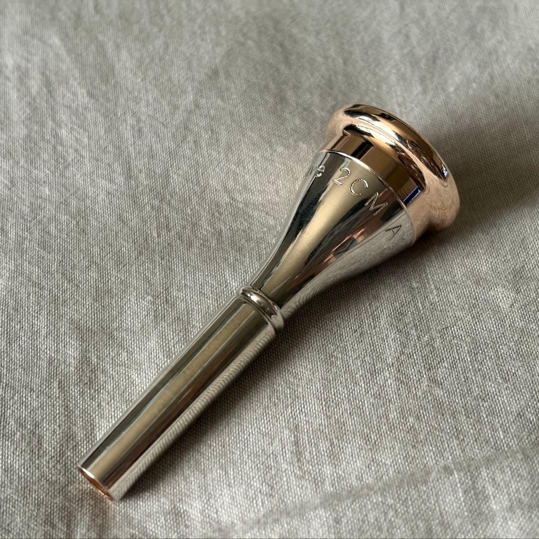 JK 2CM A1 ピンクゴールドメッキ フレンチホルンマウスピース