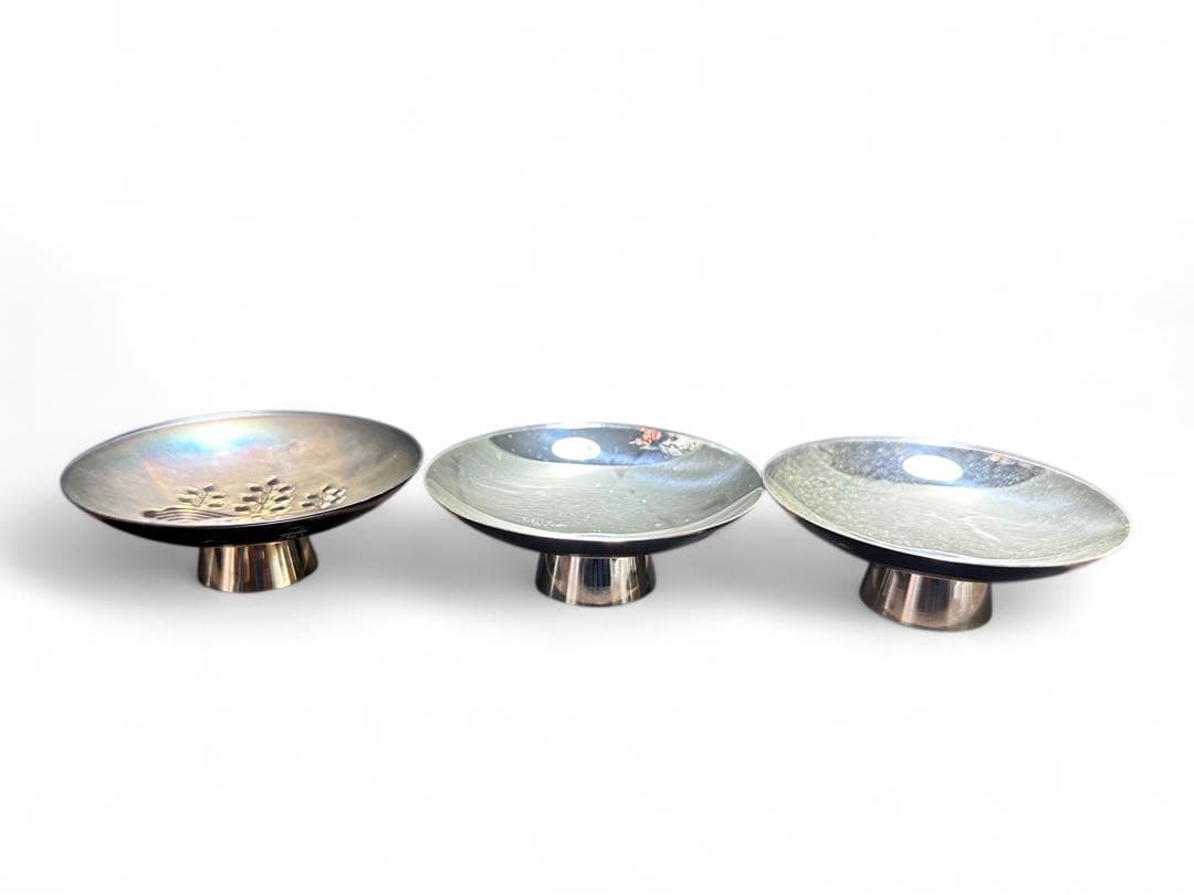 純銀 盃 3点 合計133グラム