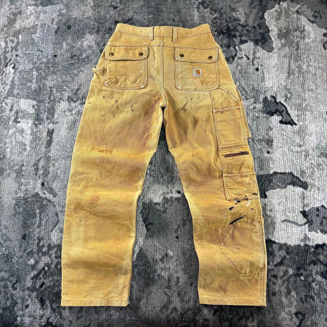 30×32 Carhartt ダブルニー カーゴ ヴィンテージ ワケあり Y2K