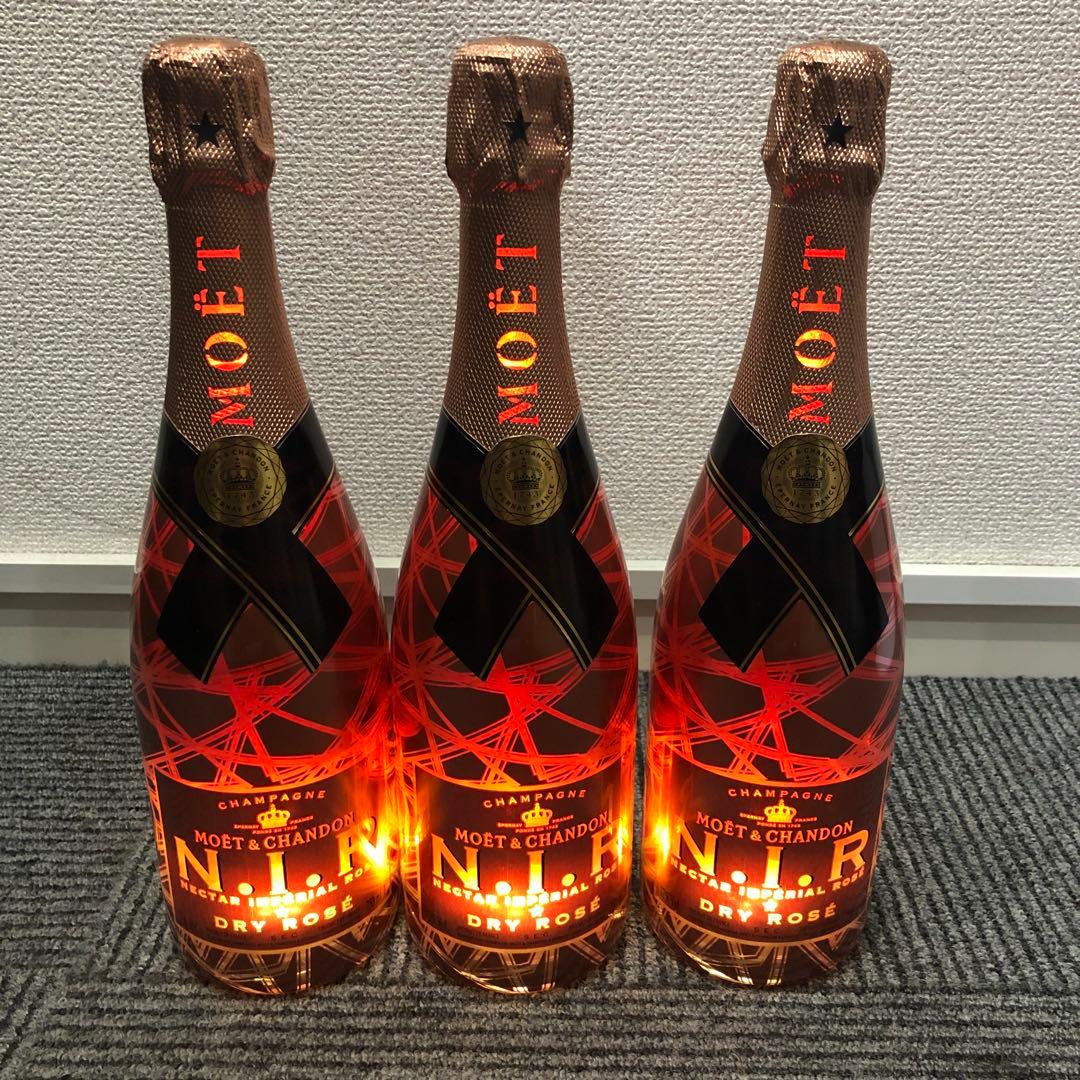 新品⭐︎ モエネクターロゼ　NIR 光るモエ　ネクロゼ　３本セット