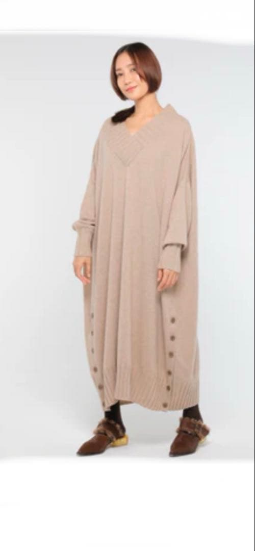 WRINN 2WAY ボリュームニットワンピ