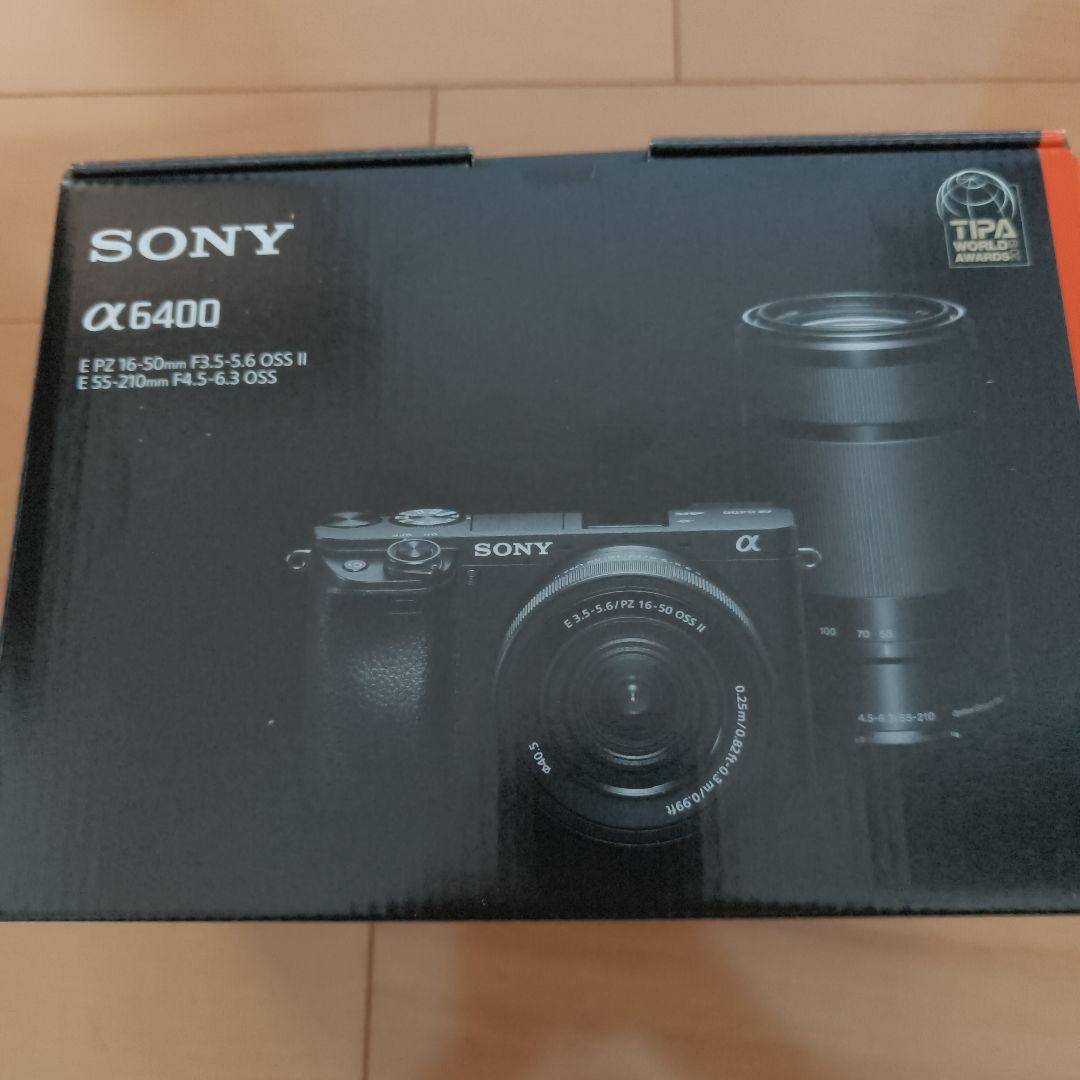 新品 SONY α6400 ダブルズームキット ブラック