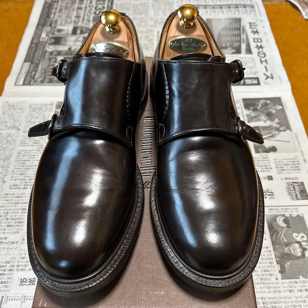 チャーチ　ダブルモンクストラップ　75F