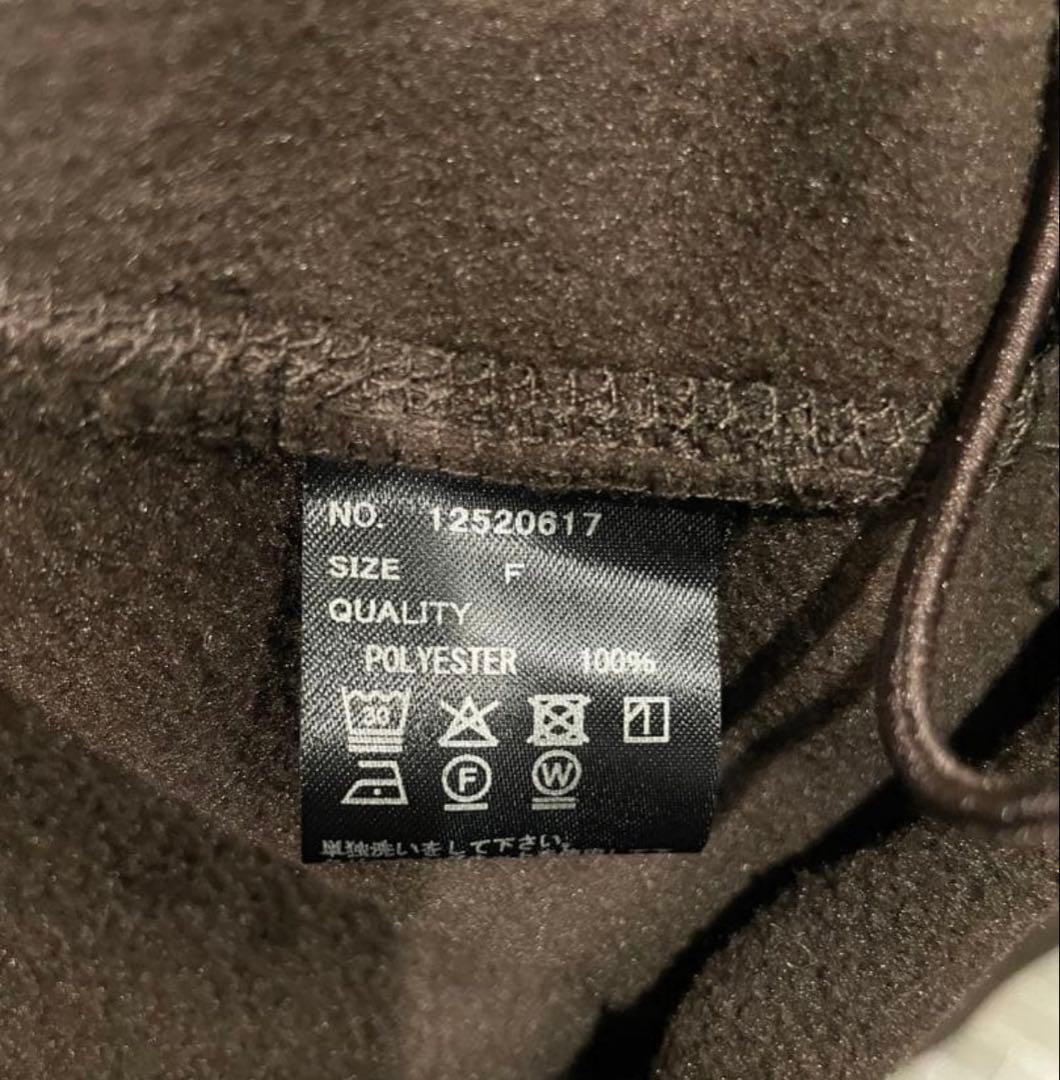 todayful Halfzip Fleece Pullover ダークブラウン