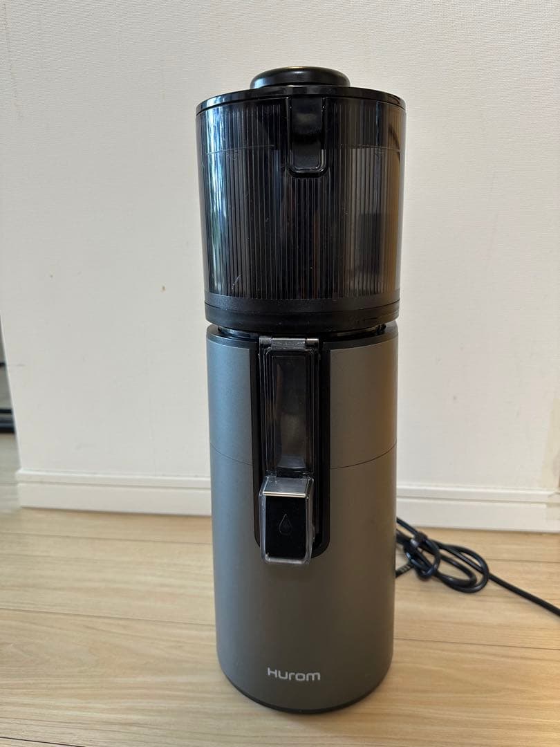値下げ★HUROM H400 シルバー　スロージューサー　チタングレー　美品