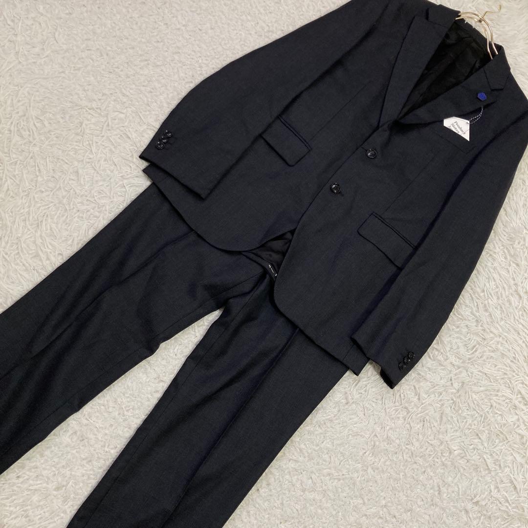 ［未使用］TAKEO KIKUCHI セットアップ チャコール LL フォーマル