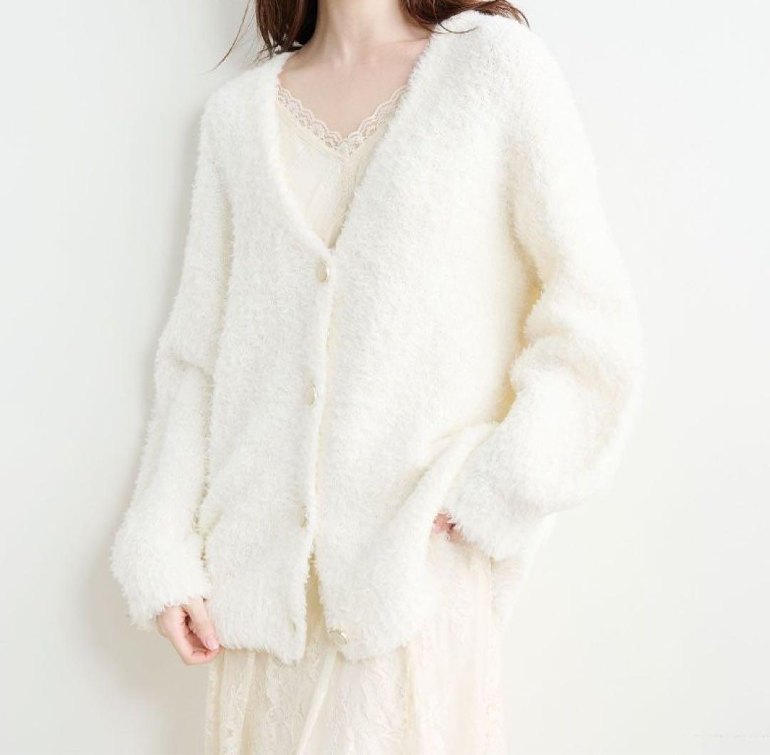 最安値COCODEAL ニットカーデ✖️レースキャミワンピース