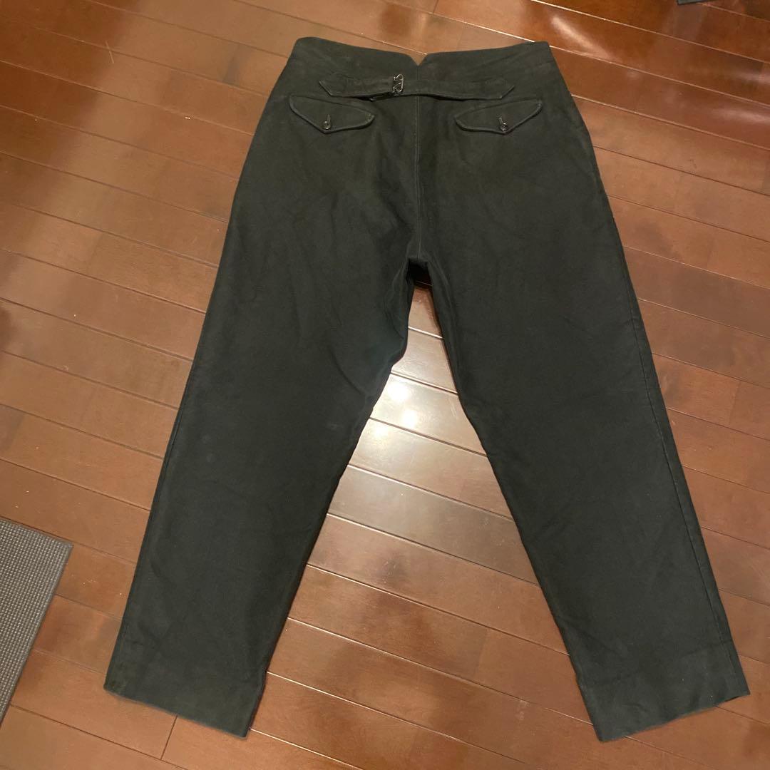 COMOLI モールスキンバックストラップパンツ サイズ3