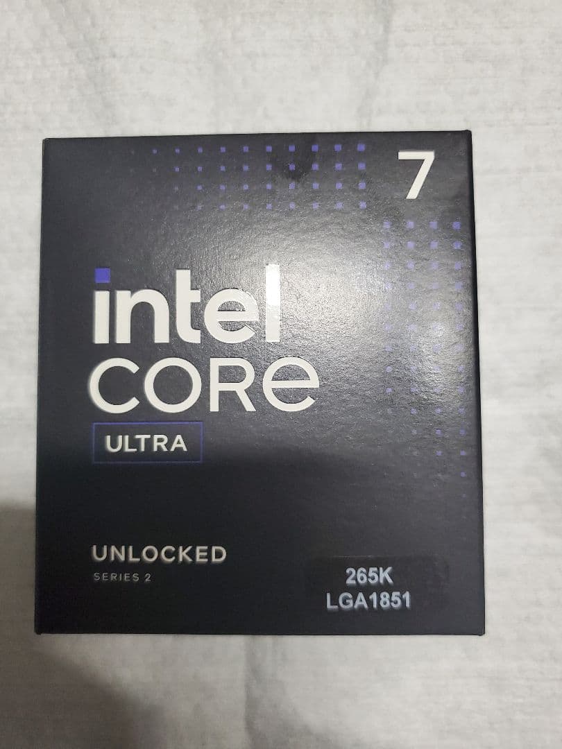 CPU Intel Core ultra 7 265K