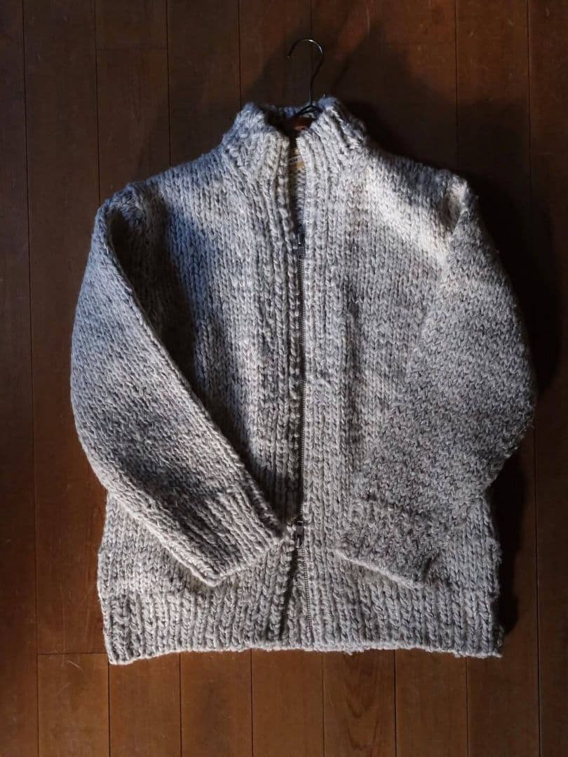 【新品未使用】ANSNAM 手編み mix divers knit