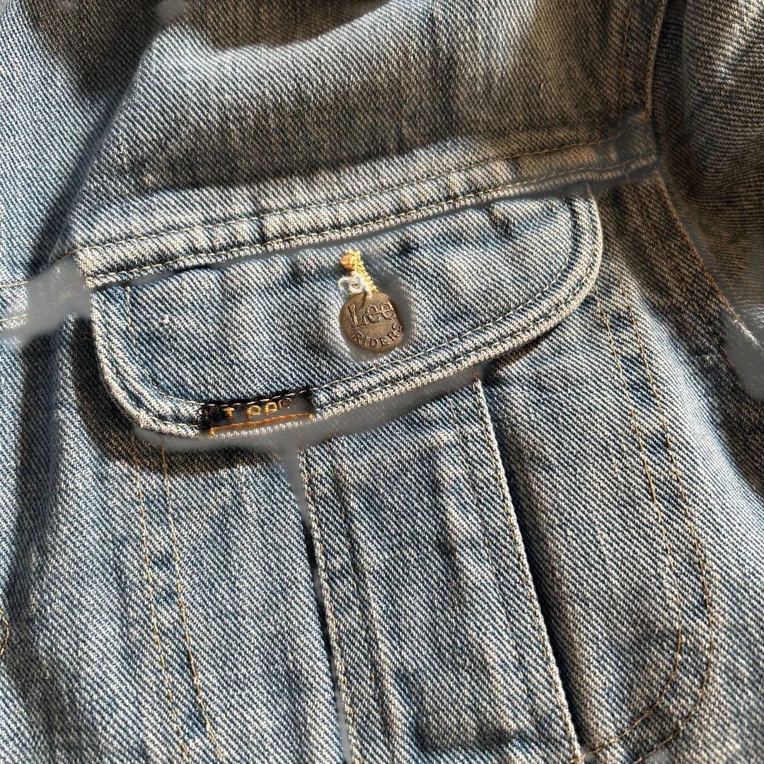 Lee ストームライダーUSA製デニムボアジャケット希少38サイズ