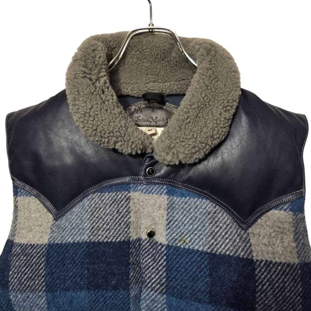 ロッキーマウンテンフェザーベッド × エイプ ダウンベスト ウール 42