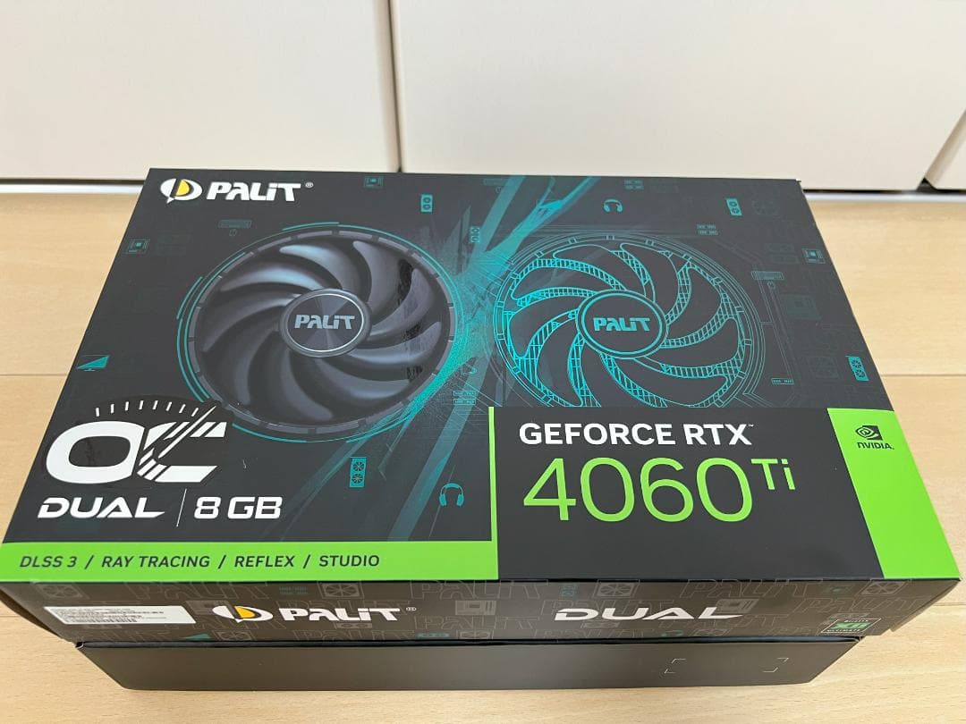 グラフィックボード・グラボ・ビデオカード Palit GeForce RTX 4060 Ti Dual OC 8GB