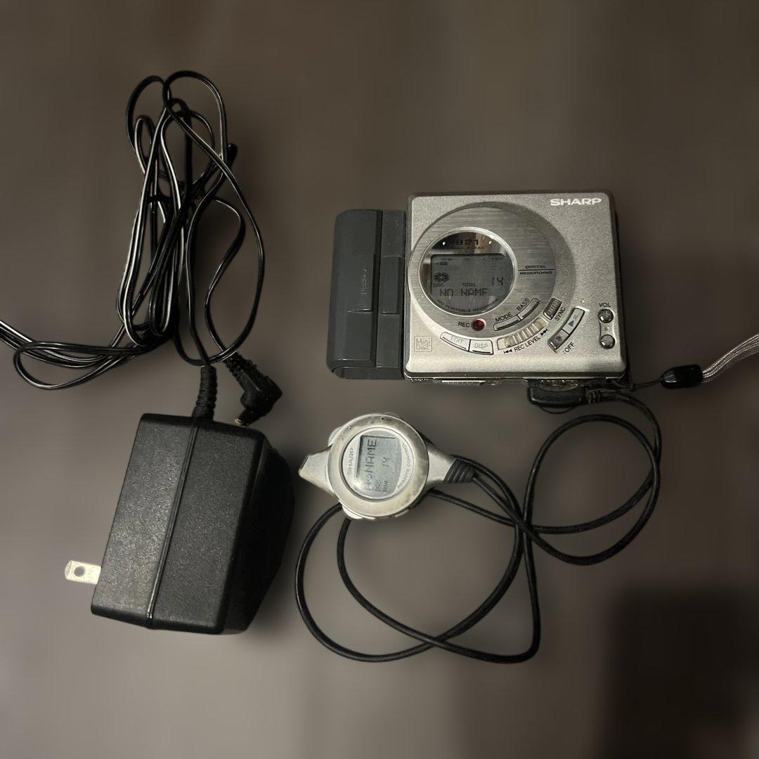 SHARP MDプレーヤー MD-MT821-S 再生のみ可　ほぼジャンク