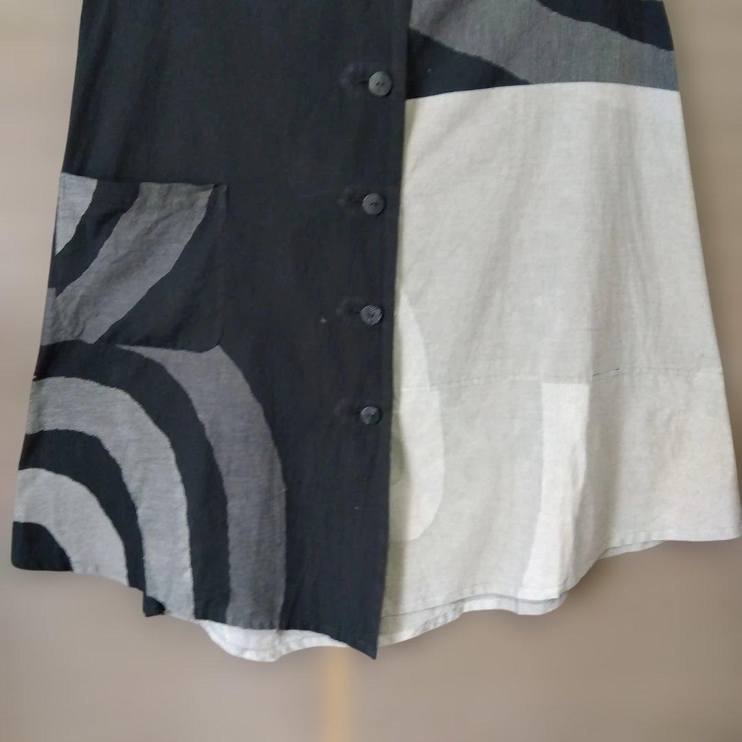 ♥最終大幅お値下げ♥❋慈雨❋センソユニコ❋ノースリーブ 幾何学模様ワンピース