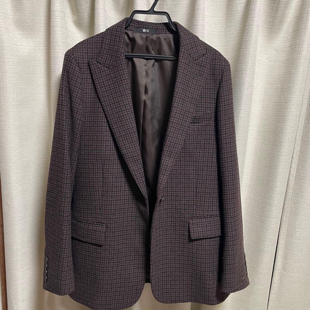 ユニクロC UNIQLO ツイードテーラードジャケット　セットアップ