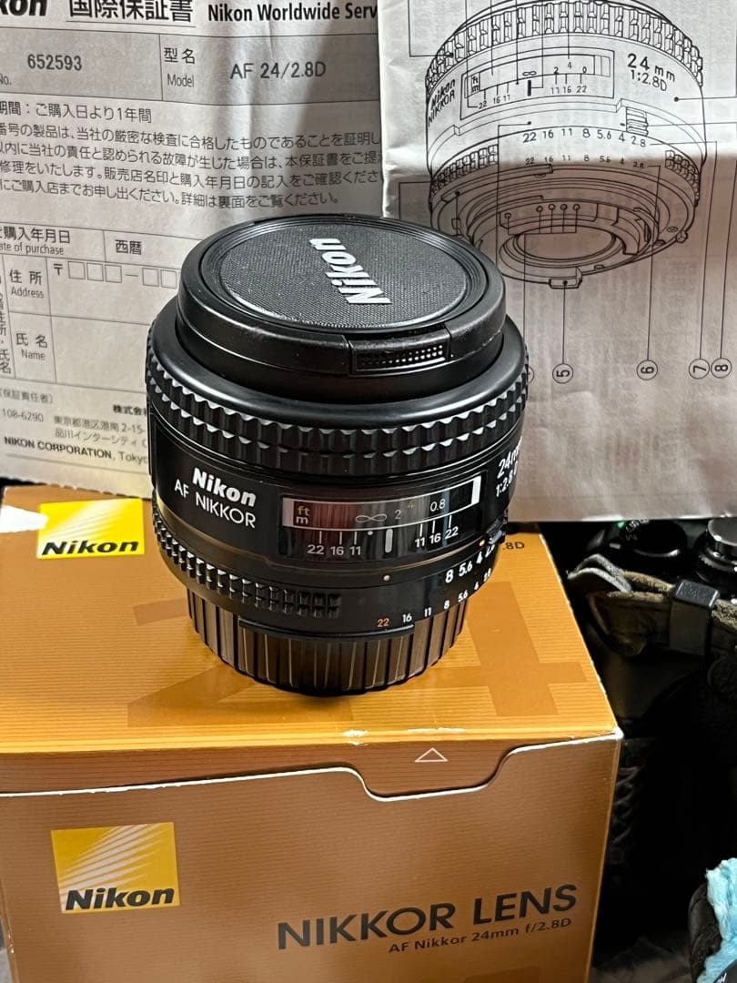 ニコンAF NIKKOR 24mm f2.8D