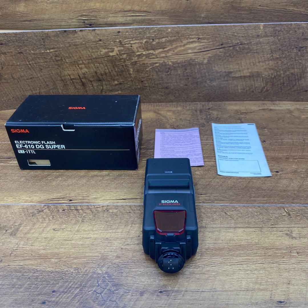 SIGMA シグマ　ストロボ　EF-610 DGSUPER X-26