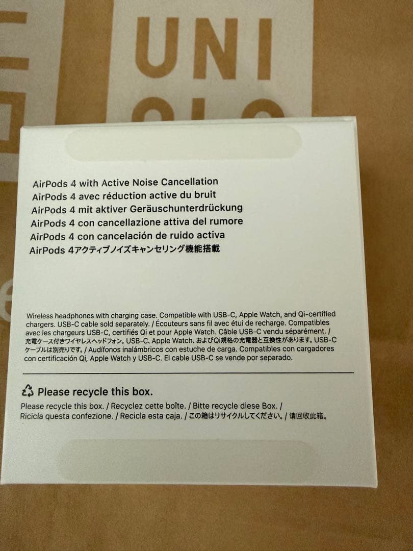 AirPods 第4世代 ANC アクティブノイズキャンセリング搭載モデル