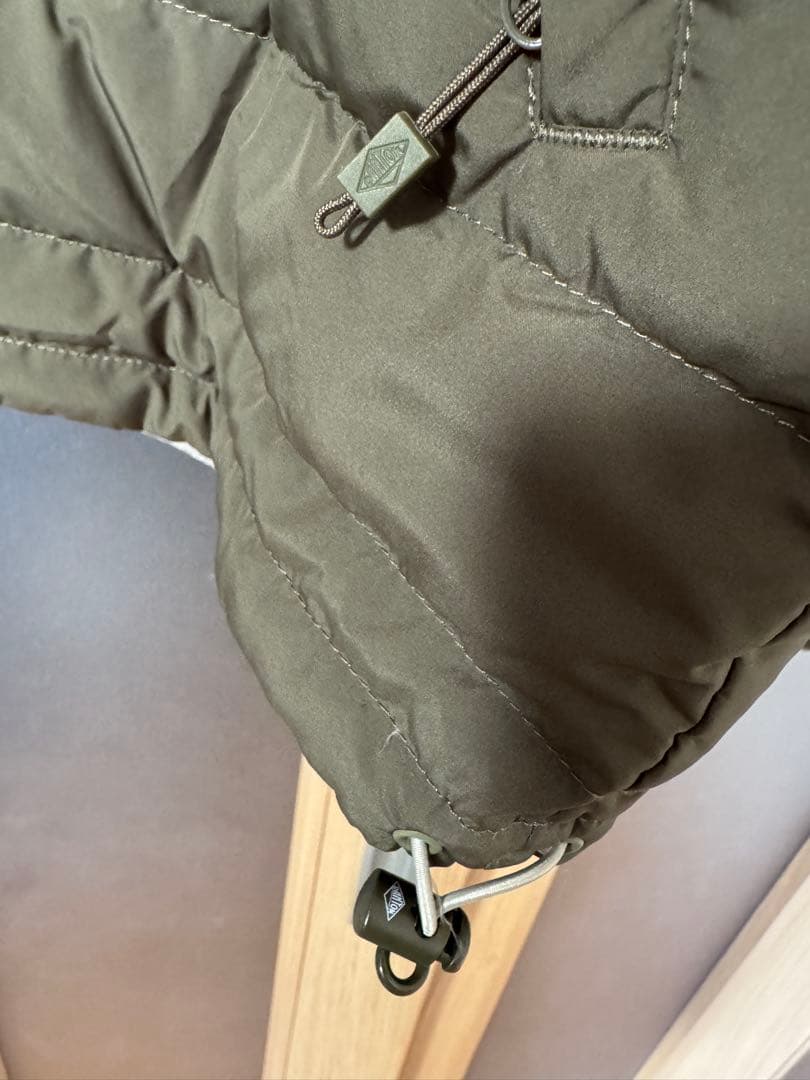 美品　ダントン　DANTON　インナーダウン　L オリーブ