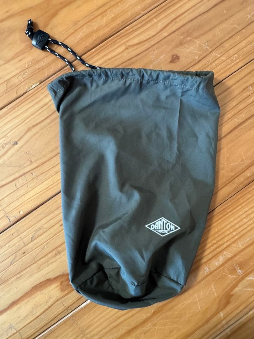 美品　ダントン　DANTON　インナーダウン　L オリーブ