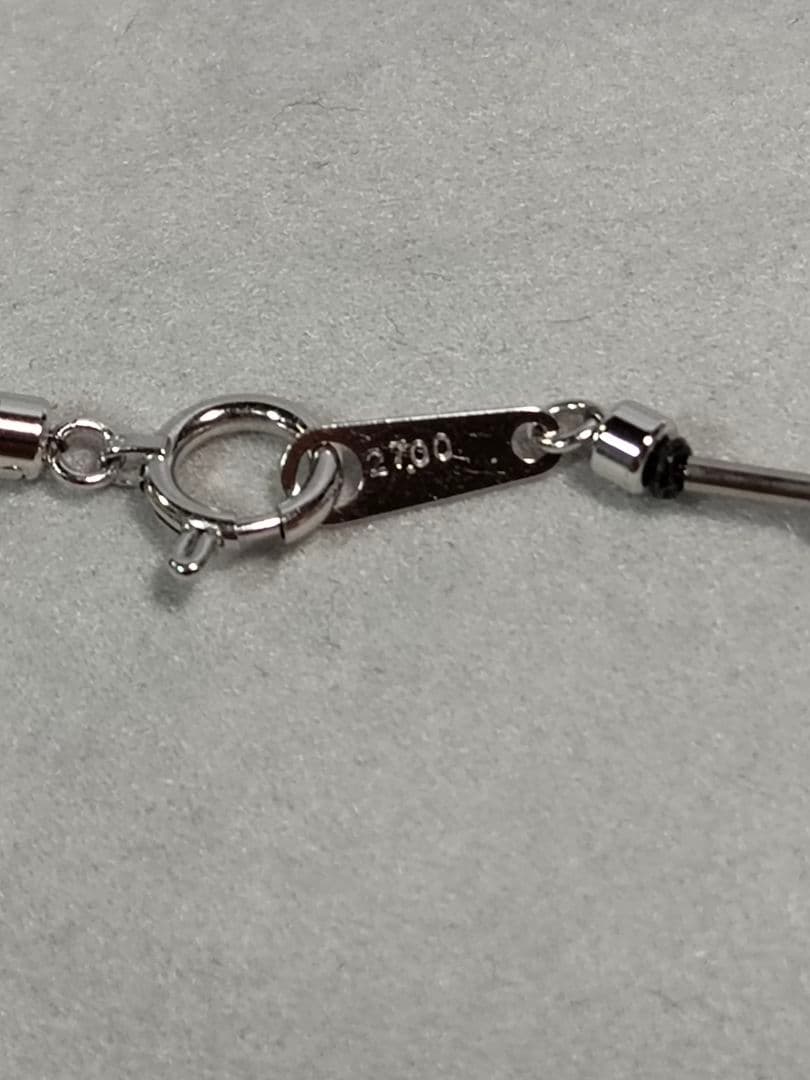 ご*ん様 ブラックダイヤ　セミロングネックレス K18WG27ct