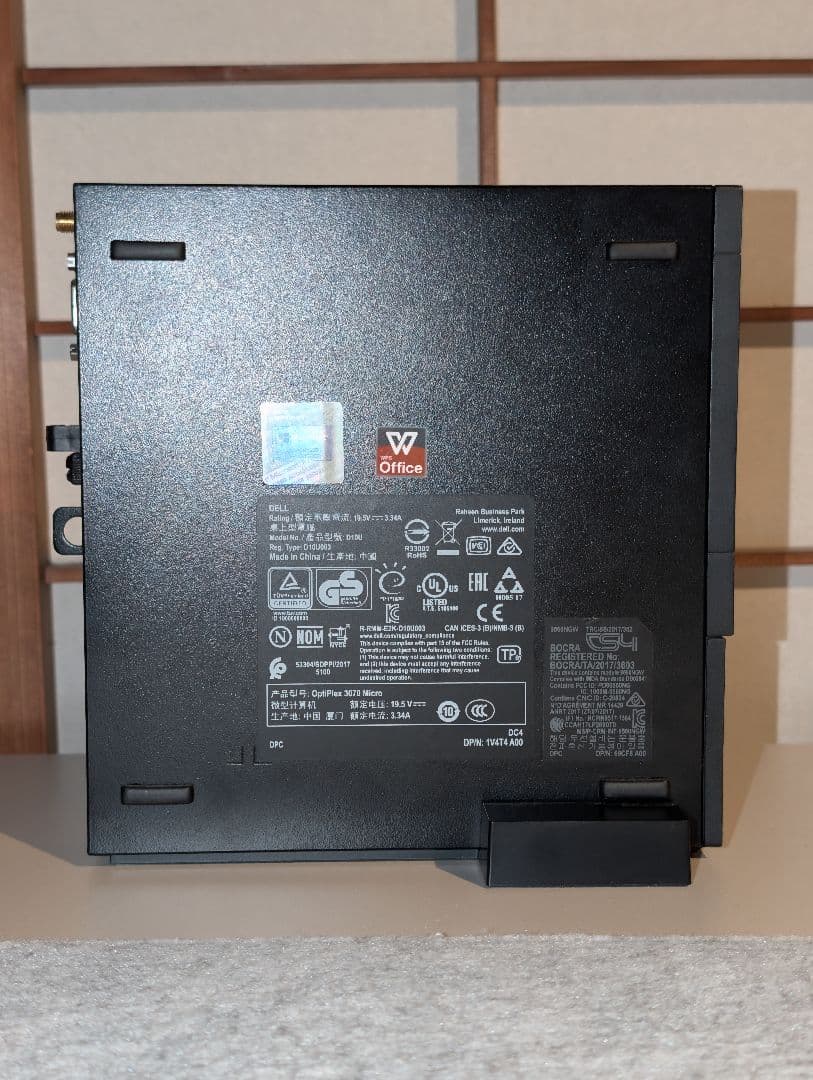 Windowsデスクトップ Dell OptiPlex 3070 Micro i5 16GB 256GB