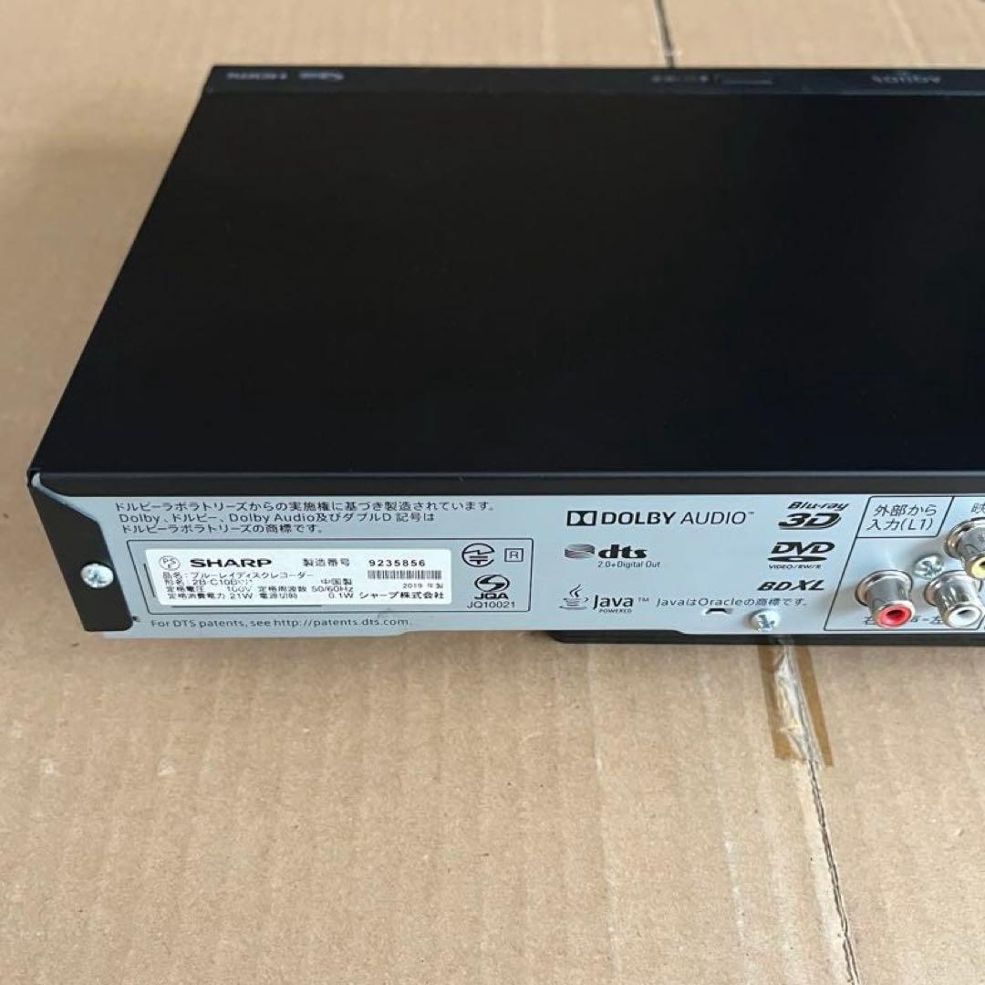 専用 SHARP AQUOS 2B-C10BW1 HDD＆ブルーレイレコーダー