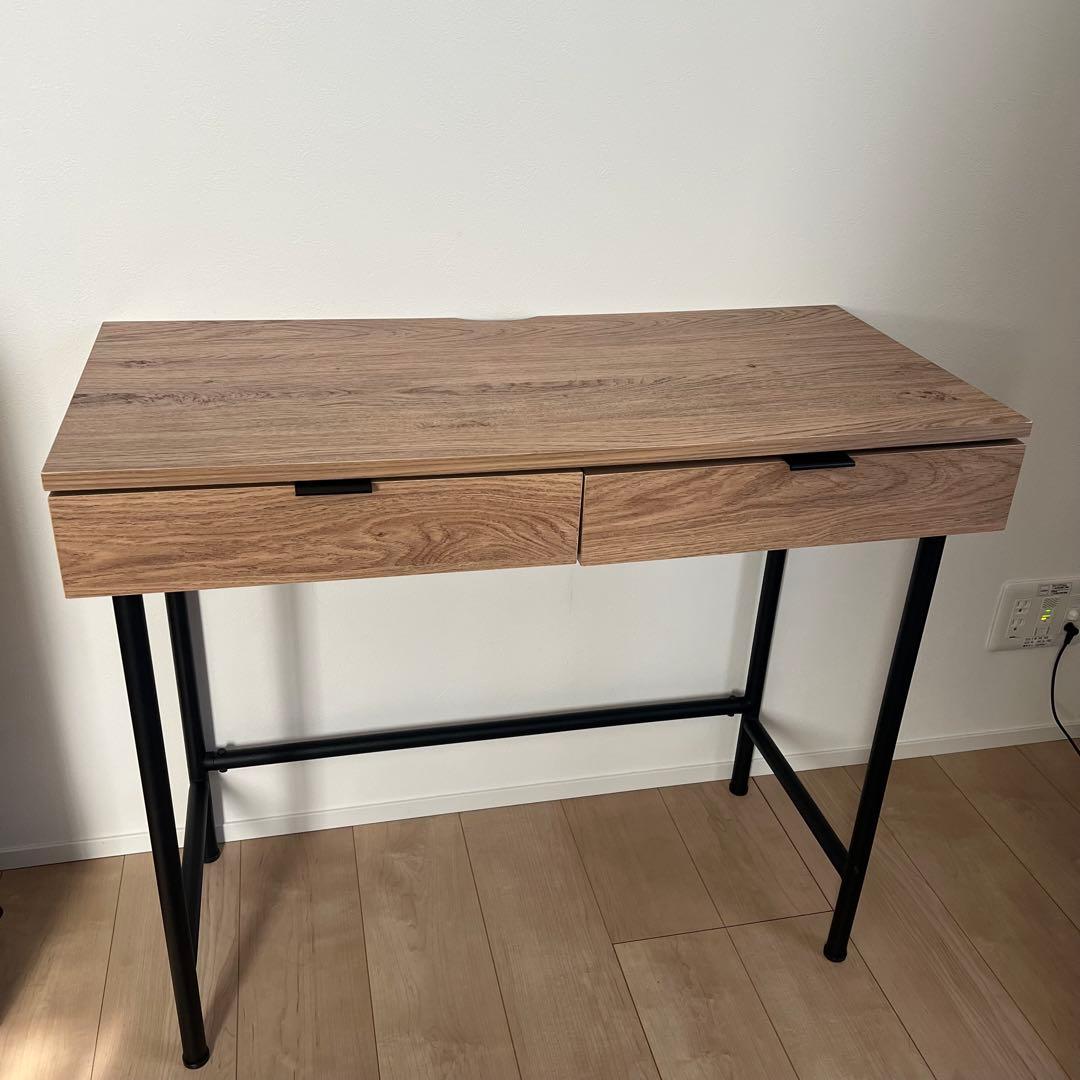 ラタン調　コンソールデスク