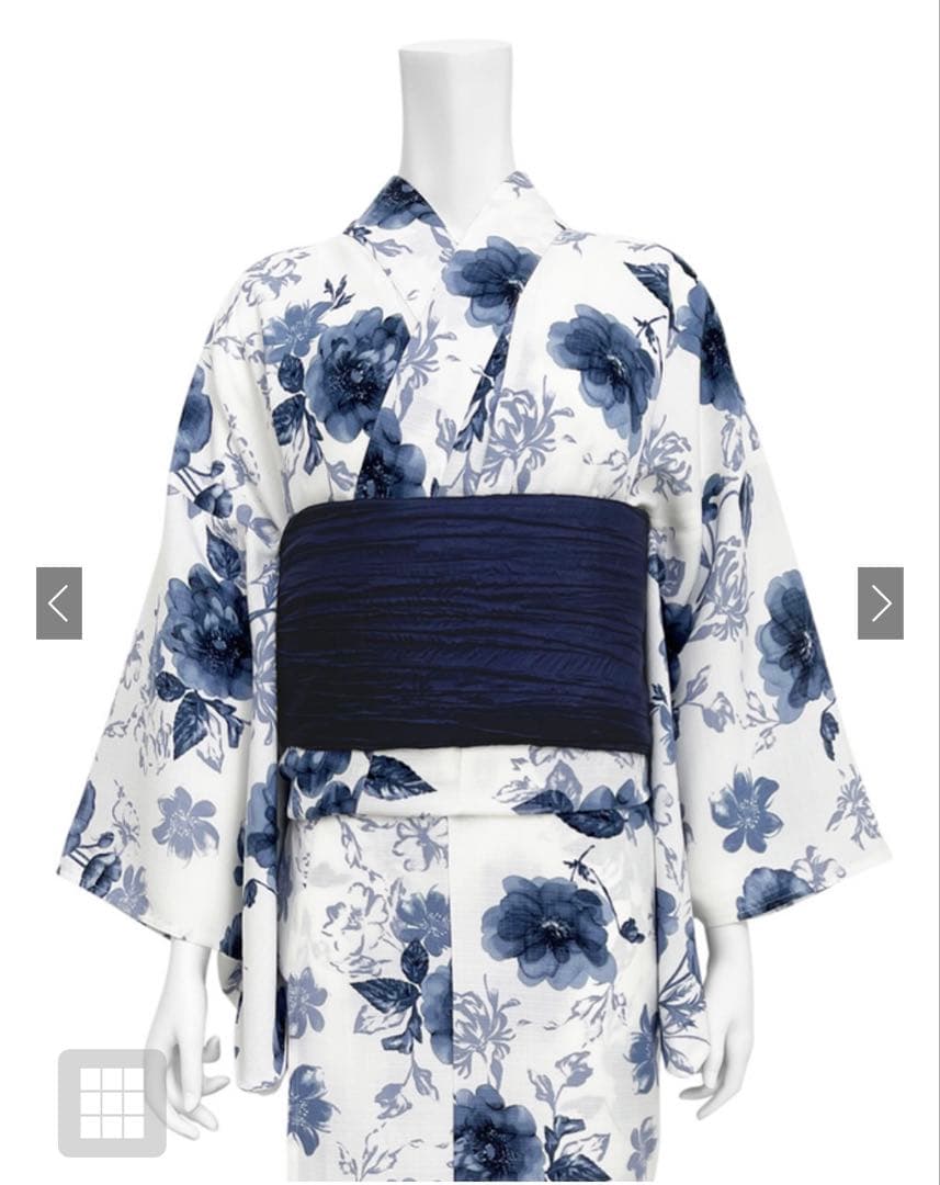 GRL 浴衣 水彩花柄浴衣セット［gi1519］