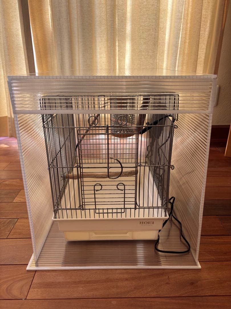 ちえこ！　鳥ケージ保温カバー！