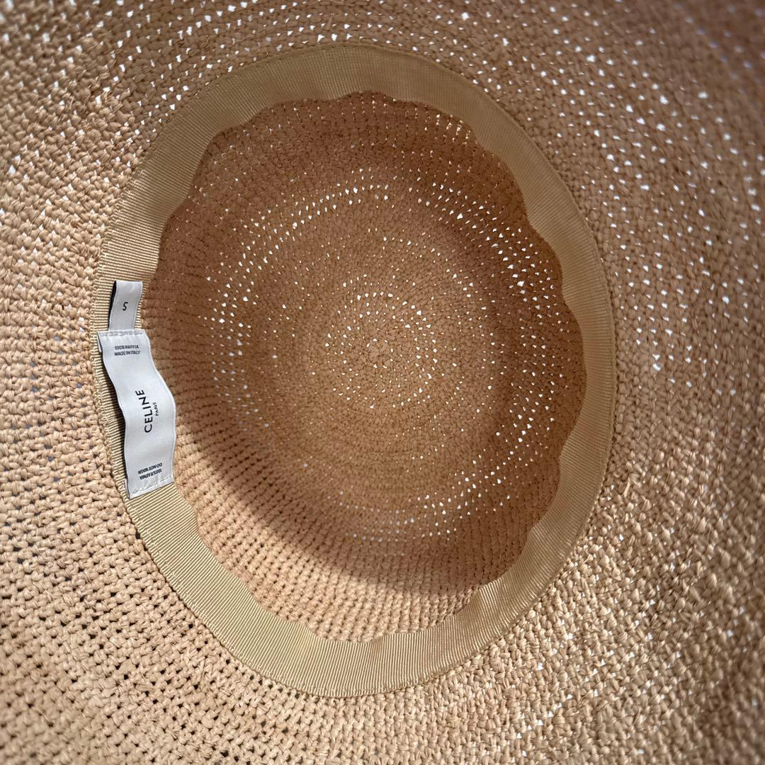 CELINE トリオンフ ストローハット S 値下げしました