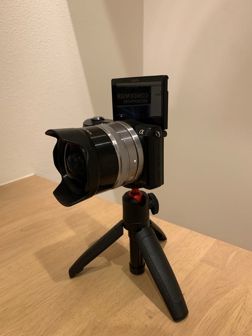 Vlog Camera Sony α5000ミラーレス+レンズ+ 広角レンズ