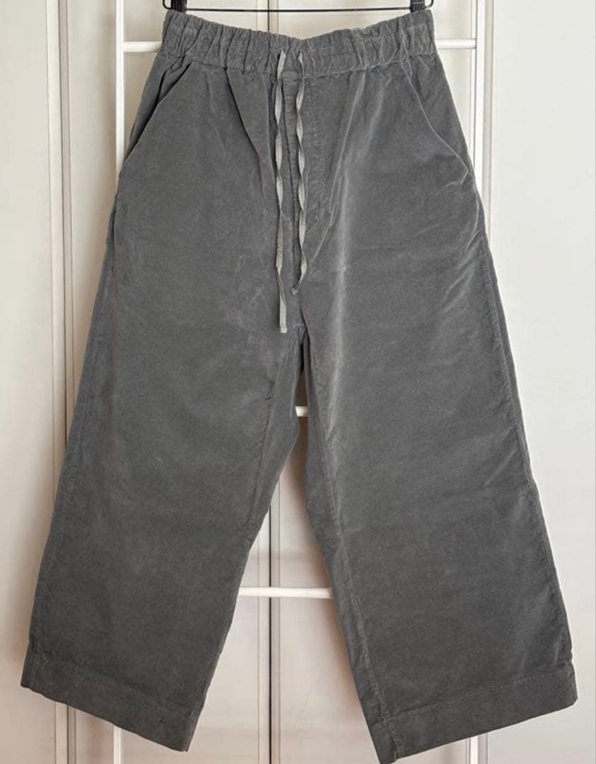 パンツ ALBUM DI FAMIGLIA VELVET W&S TROUSERS