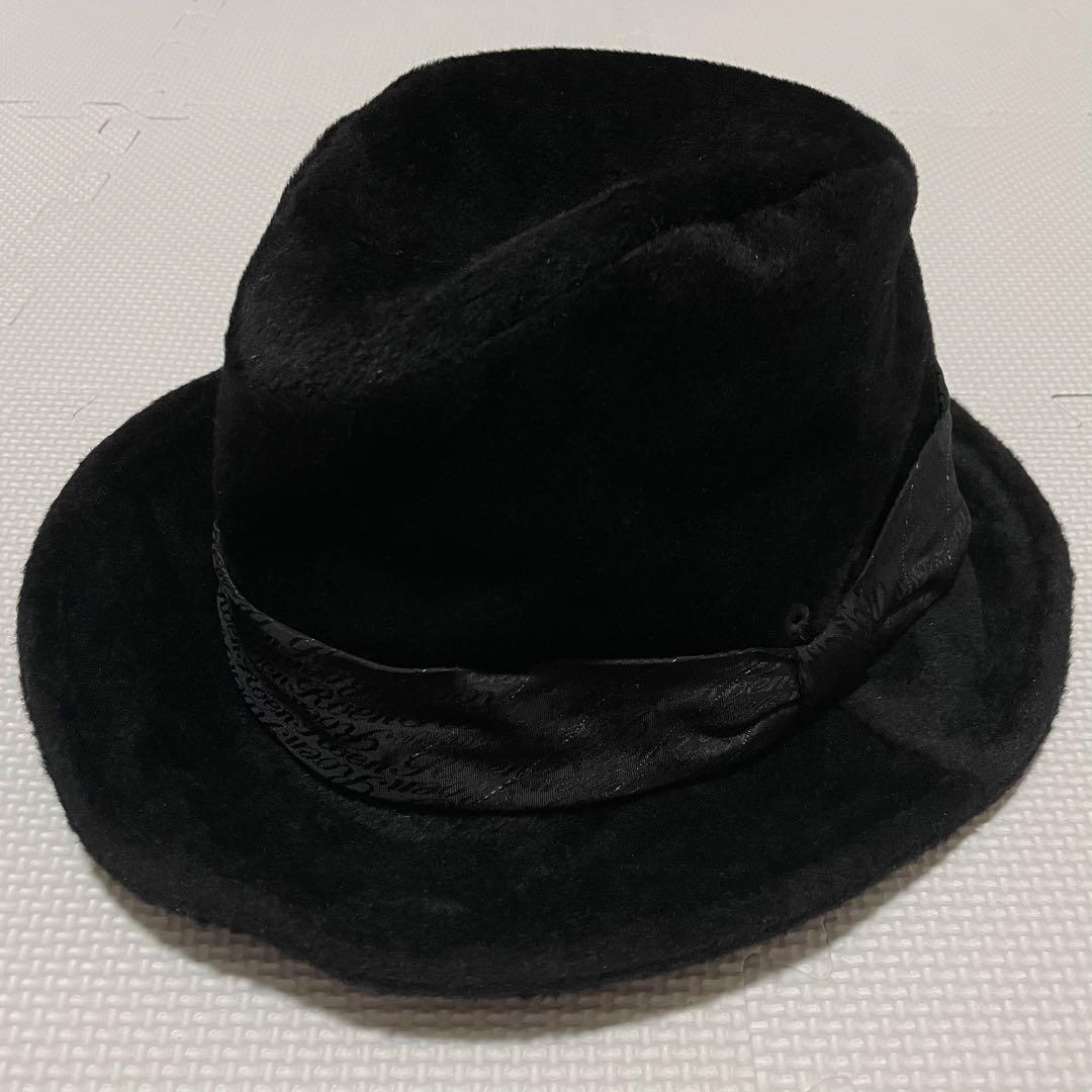 レア 美品 00s Roen ファー 中折れハット grunge つばワイヤー入