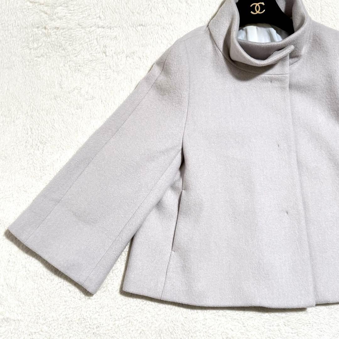 アナイ シャンブレーショートコート　ショートコート 2022 SS グレー