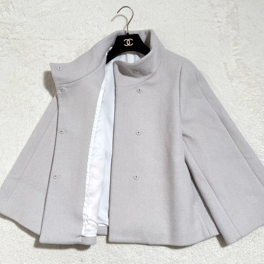 アナイ シャンブレーショートコート　ショートコート 2022 SS グレー