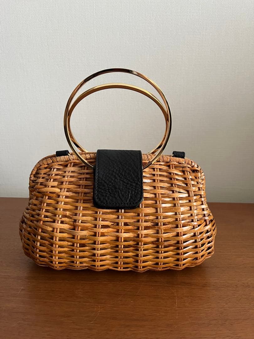 VIOLADORO 籐 かごバッグ