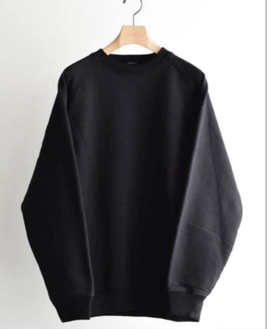 25aw 新品 COMOLI コットン裏毛クルーネック スウェット サイズ3