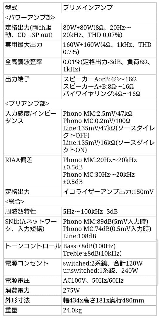 DENON PMA-2000AE プリメインアンプ