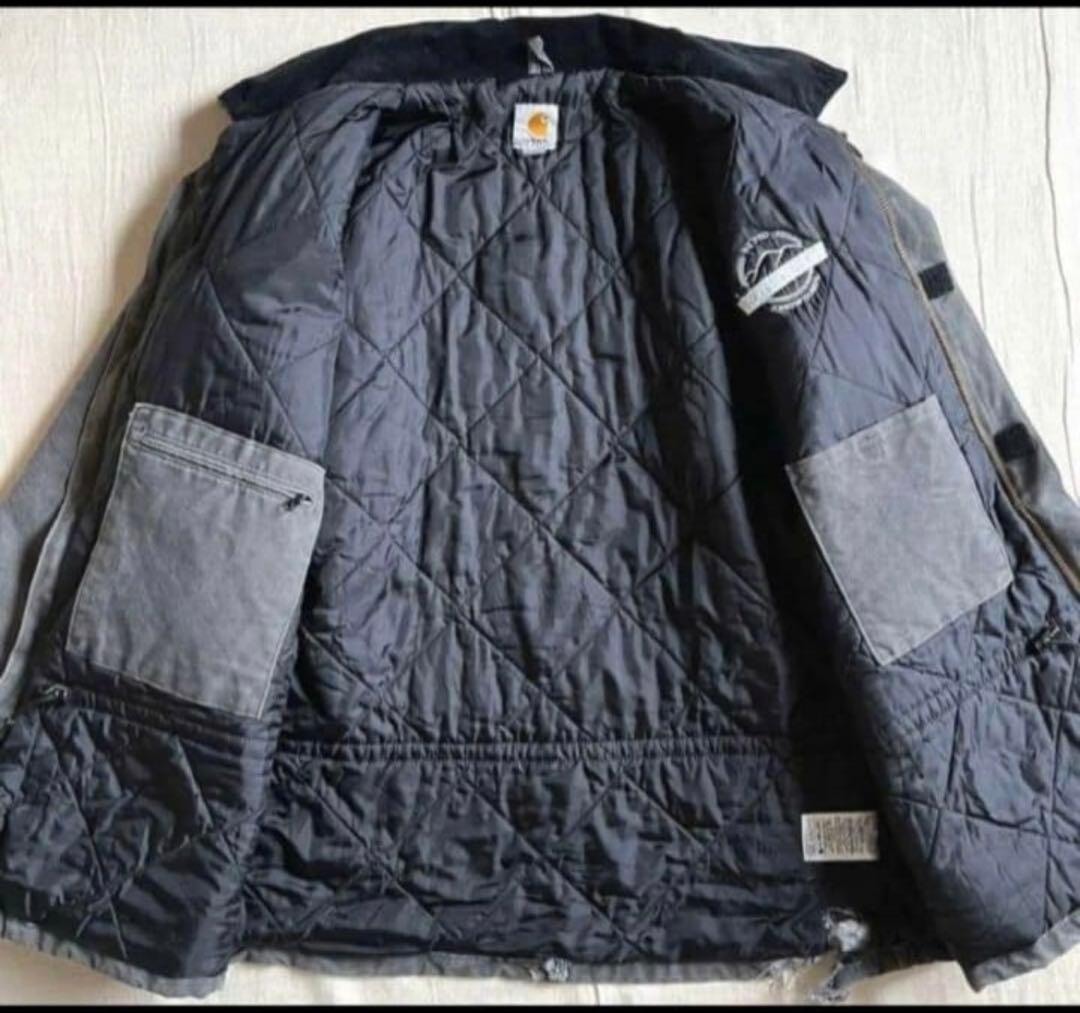 carhartt カーハート トラディショナルコート XL ボロ 企業ロゴ